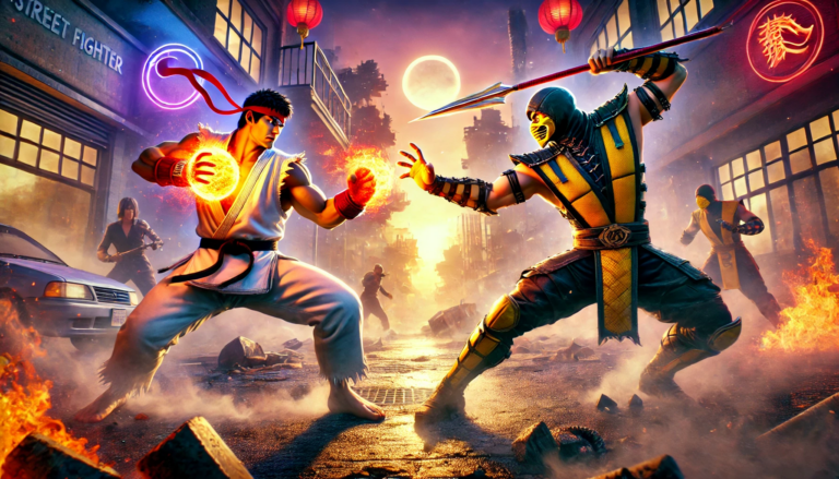 Jogos de Luta Icônicos: Street Fighter II vs. Mortal Kombat